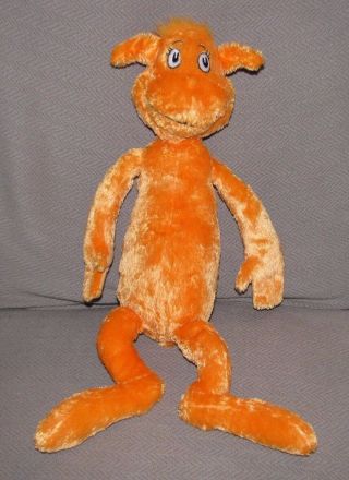 Dr Seuss Orange Foot Book Plush Toy Doll Kohls Cares For Kids Euc Bear