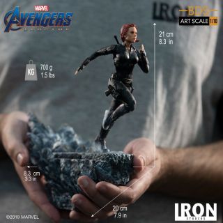 Iron Studios 1/10th Black Widow Statue Avengers Endgame Figure Model Natasha Toy