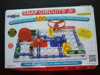 Snap Circuits Jr.  Sc - 100 Electronics Exploration Kit Complete Set