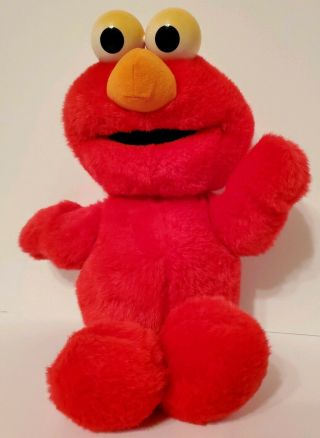 Tickle Me Elmo 1995/1997 Sesame Street Talks Laughs 16” Plush Vintage