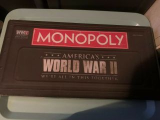 Monopoly World War Ii Hasbro Board Game We Are All In This Together Ww2