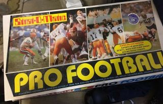 Strat - O - Matic Pro Football Game Deluxe Version Box 1982 Cards 2001 6 Teams