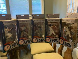 Mcfarlane Mlb Yankees Derek Jeter World Series Commemorative Set (5) /3,  000