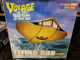 Moebius " Voyage To The Bottom Of The Sea " Flying Submarine Lg Scale Model Kit