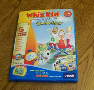 Vtech Whiz Kid Learning System - " Wonder Town " Set With Pen Stylist