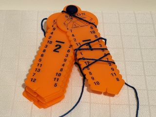 Saxon Math 2 Subtraction Learning Wrap - Ups Keys Set 0 - 9 Drill Homeschool Orange