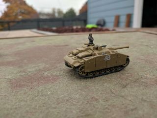 2 painted plastic German StuG III G assault guns Flames of War 15mm WW2 3