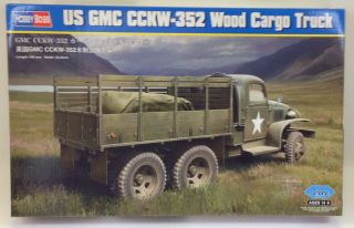 Hobbyboss 83832 Us Gmc Cckw - 352 Wood Cargo Truck 1/35 Scale Plastic Model Kit