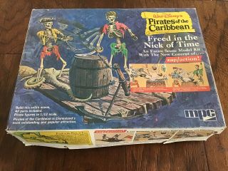 Vintage Mpc Disney Pirates Of The Caribbean Model Kit