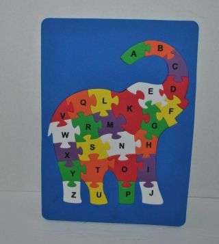 Childrens Educational Elephant Alphabet Foam Letters Jigsaw Puzzle