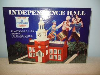 Plasticville Ho Scale Independence Hall Bi - Centennial Edition