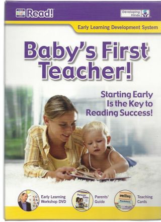 Baby’s First Teacher Read Early Learning Development System Dvds Teaching Cards