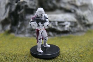 Star Wars Miniatures Clone Commander Bacara  With Card