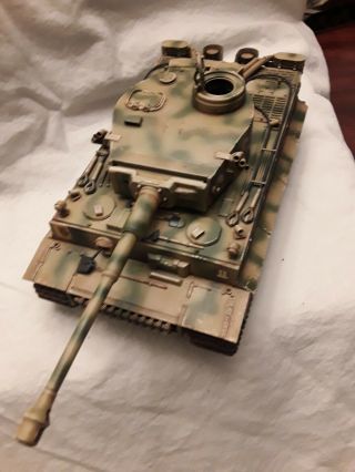 Built Tamiya 1:35 Scale Wwii German Tiger I (early) Tank Model