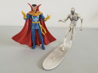 Marvel Universe Comic Packs Doctor Strange & Silver Surfer Loose 3.  75 " Figures
