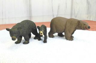 Lgb / G Scale / (3) Bears / 2 - Adult & 1 - Cub