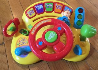 Turn And Learn Driver Toys For 1 Year Old Kid Educational Toddler Baby Driving