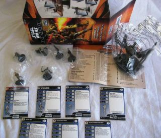 Star Wars Miniatures Bounty Hunters (wotc) Booster Contents 2 -