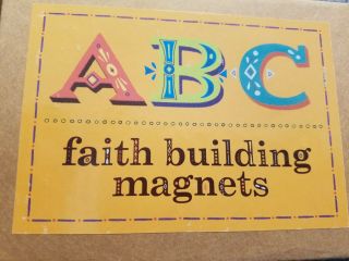 Set Of Mary & Martha Faith Building Abc Alphabet Magnets Complete