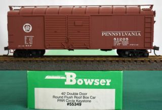Pennsylvania Prr 81205 40ft Dd Box Car Circle Keystone Bowser 55349 Ho S24.  26