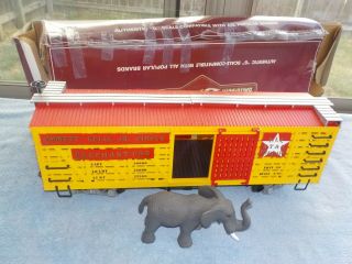Bachmann Large G Scale Elephant Circus Toy Electric Train Car