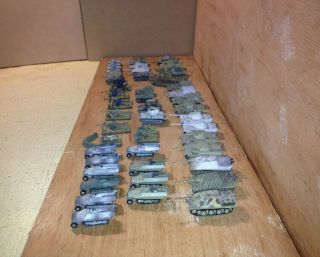 10mm WW2 German Tanks,  Vehicles and A/T Guns.  Painted and Finished. 2