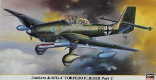 Hasegawa 1:48 Junkers Ju87 D - 4 Torpedo Flieger Part 2 Model Kit 09348u