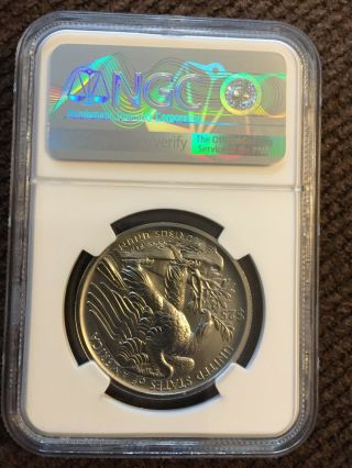 2017 $25 High Relief Palladium Eagle NGC MS70 First Day of Issue 2