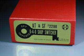 AT&SF 0 - 4 - 0 Shop Switcher Brass Locomotive Key Imports by Dongjin 2