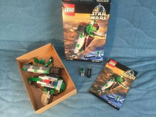 Lego Star Wars 7144 Slave 1 Boba Fett 100 Complete & Box 2000