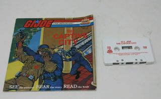 Gi Joe The Captive City Deluxe Talking Story Book & Cassette Tape Kid Stuff 1984
