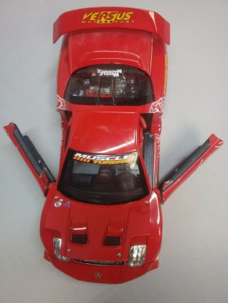 Muscle Machines 2003 Acura NSX Endless Street Racing Drift Car 1:18 Scale 3