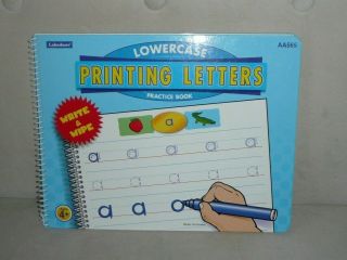 Lakeshore Write And Wipe Practice Book Lowercase Letters Aa565