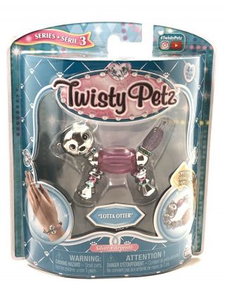 Twisty Petz Latta Otter Series 3 Silver Spin Master