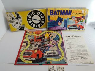 Batman And Robin Game: Help Batman And Robin Capture The Joker (hasbro,  1965)