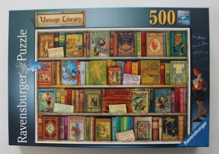 Vintage Library - 500 Piece Jigsaw Puzzle - By Ravensburger