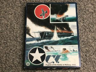Cv A Game Of The Battle Of Midway 1942 - Yaquinto 1979 - Complete