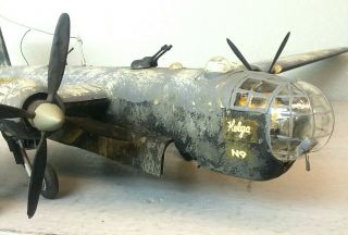 1:72 Scale Built Plastic Model Airplane German Wwii Heinkel He 177 Bomber