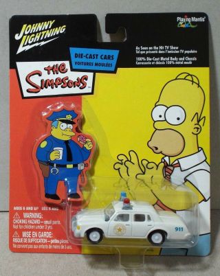 Johnny Lightning The Simpsons Chief Wiggum 