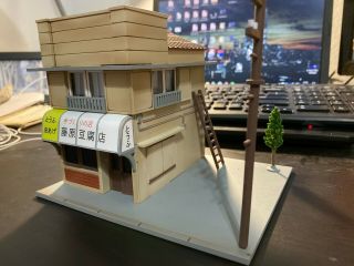 1/64 Initial D Tofu Shop With LED Light Yumebox Display Scene 2