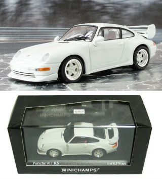 Minichamps 1/43 1995 Porsche 911 Rs 993 White Pma 430065105