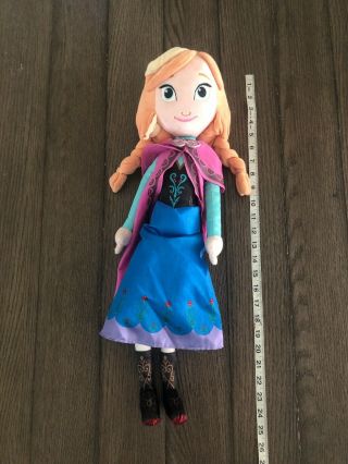 Disney Frozen Anna Plush Large 25 Inches Tall Soft Doll