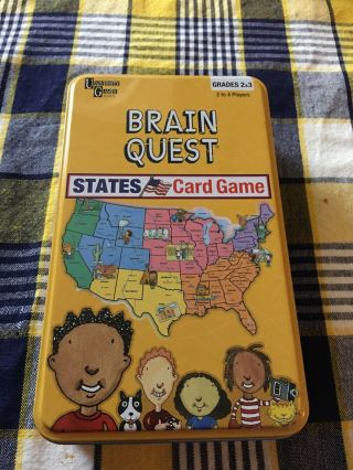 Brain Quest States Card Game Grades 2 & 3 Geography State Facts