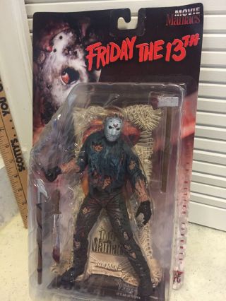 1999 Mcfarlane Toys Jason Voorhees Friday The 13th Movie Maniacs Figure