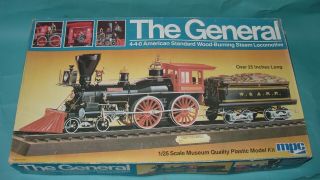 Mpc The General 4 - 4 - 0 American Standard Steam Locomotive 1:25 Model Kit