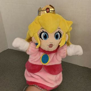 Official Nintendo Mario Hashtag Collectibles Plush Princess Peach Puppet