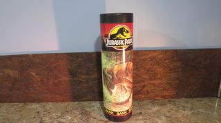 Rare Universal Studios 1992 Jurassic Park T - Rex Coin Bank