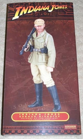 Sideshow Collectibles Indiana Jones German Disguise 1/6 Scale Figure 12 " Mib