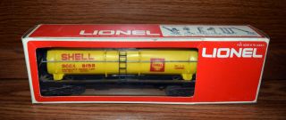Lionel 6 - 9152 Shell Tank Car O Gauge