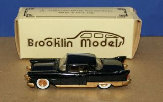 Brooklin 27x 1:43 1957 Cadillac Eldorado Hardtop Black Gold Pcts 1992 Db